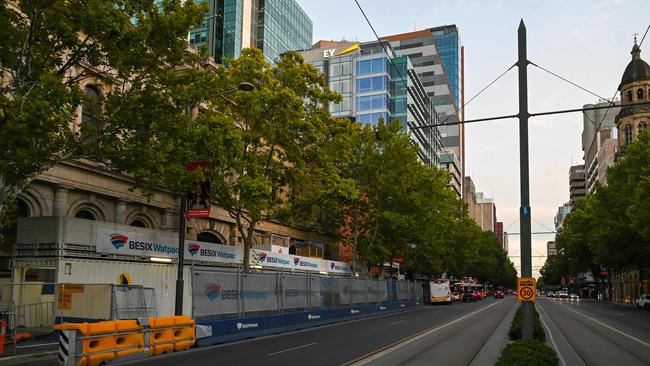 This is meant to be one of the city’s “ceremonial” boulevards. Picture: Naomi Jellicoe
