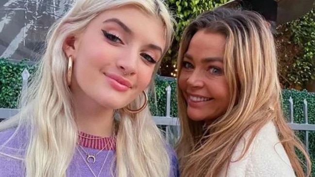 Sami Sheen and her mother, Denise Richards, have appeared in promo posts for her teenager's account before. Picture: Instagram.