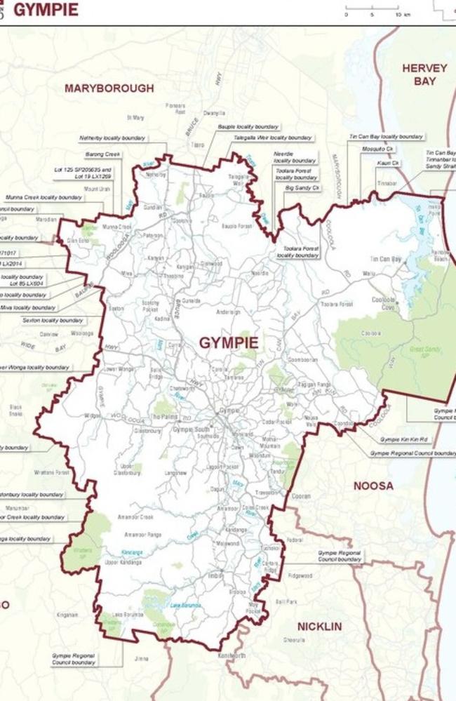 The state electorate of Gympie.