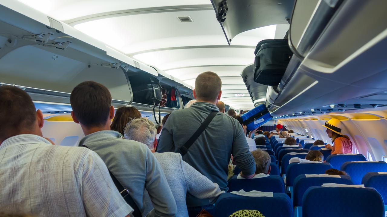 If you do this on a plane, you’ll cop a $105 fine