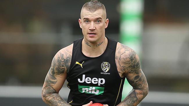 Dustin Martin looms as one of SuperCoach’s most popular picks. Picture: Michael Klein