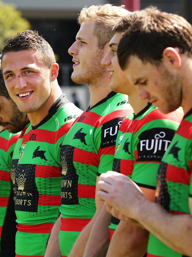 South Sydney rugby league side used the same Collective Mind program in their premiership year in 2014. Picture: Brett Costello