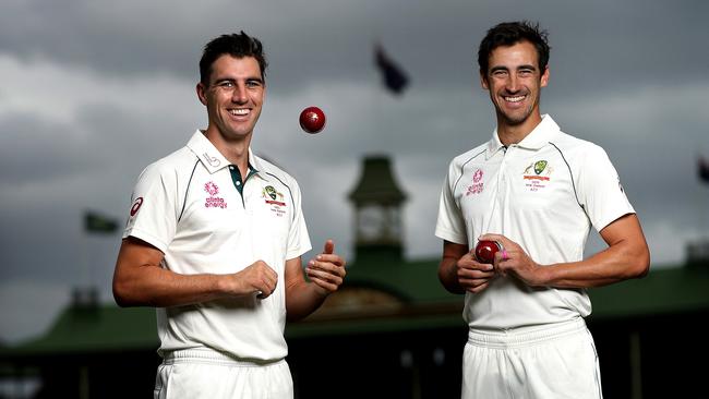 Australian strike bowlers Pat Cummins and Mitchell Starc need to maintain their fitness levels. Picture: Phil Hillyard