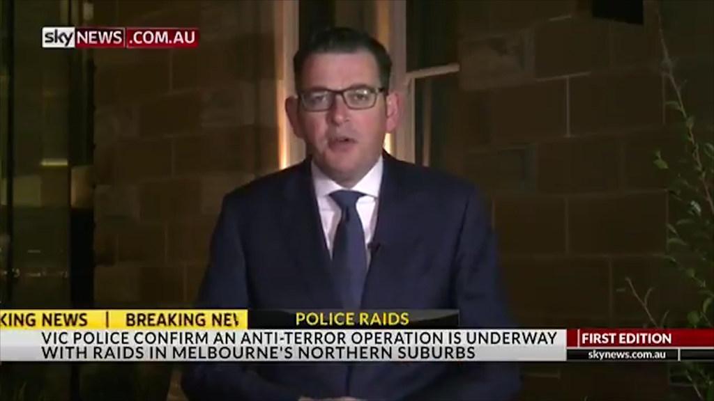 Premier confirms anti-terror raids linked to Melbourne siege