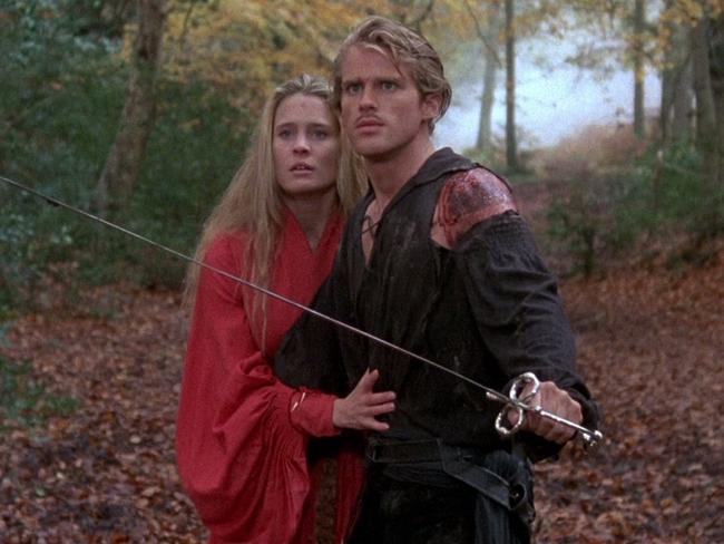 Robin Wright and Cary Elwes in The Princess Bride.