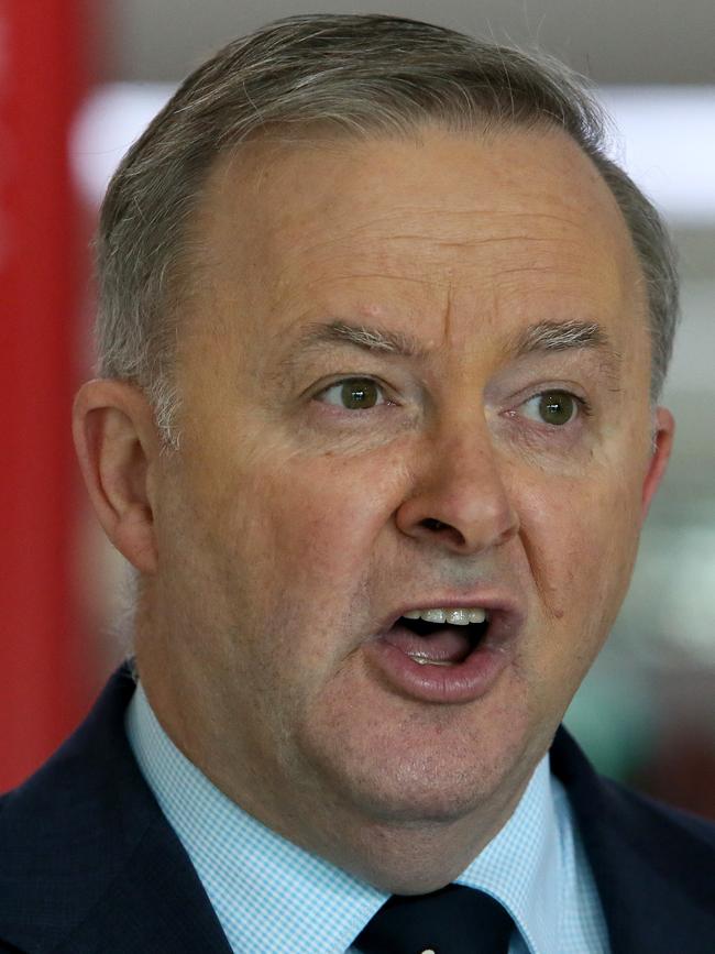 Opposition Leader Anthony Albanese in Perth. Picture: Colin Murty