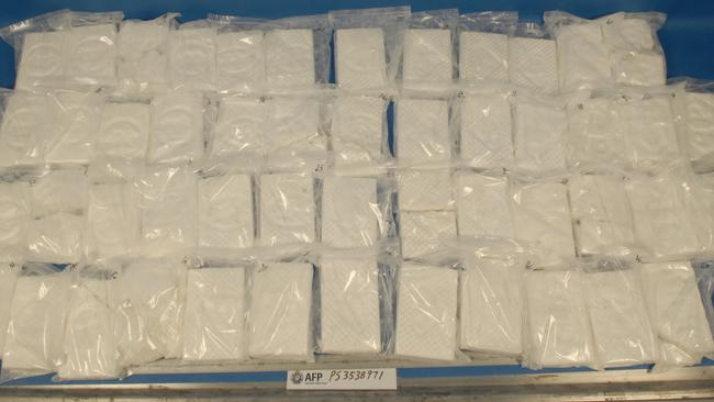 Cocaine seized by the authorities as part of a joint operation.