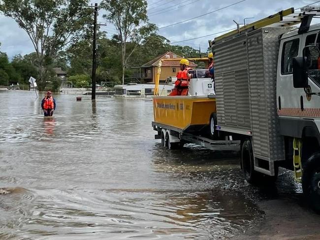 Flooding in the Singleton area on March 9, 2022/ Picture: Hunter SES.