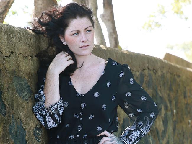 The Voice winner Karise Eden photographed at Nudgee Beach, Brisbane talks about how she survived a serious car accident last year. Photo: Claudia Baxter