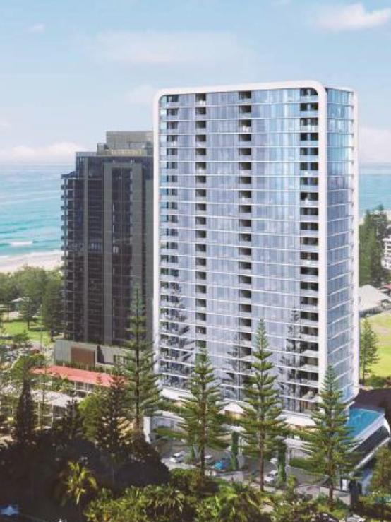 Artist impression of Jim Raptis' Broadbeach tower