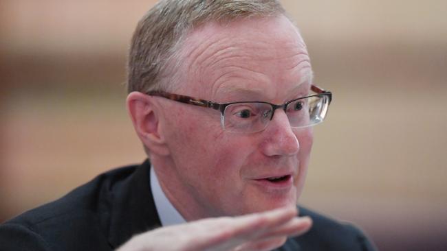 Reserve Bank governor Philip Lowe. Picture: AAP