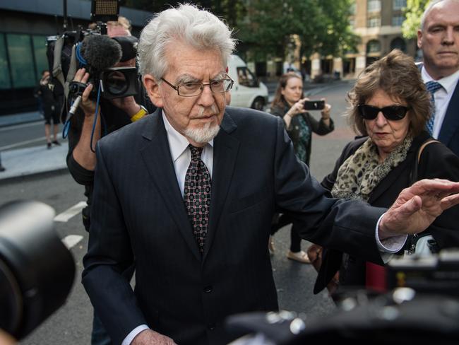 Former television entertainer Rolf Harris leaves Southwark Crown Court. Picture: Carl Court/Getty Images
