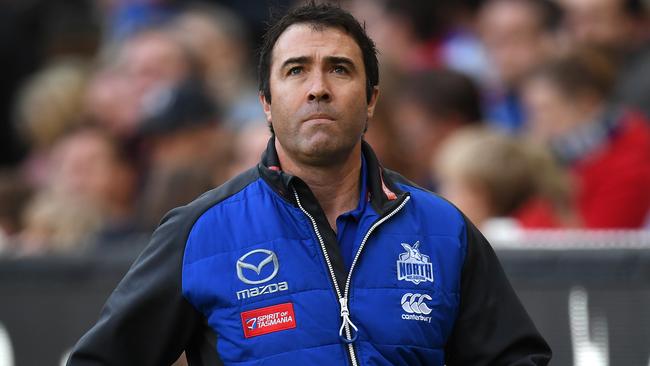 What will North Melbourne do if it can’t bring in a big fish in the trade period? (AAP Image/Julian Smith)