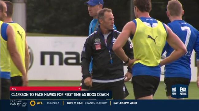 Alastair Clarkson gearing up to face Hawks