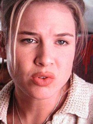 Familiar face ... Zellweger as she appeared in Jerry Maguire.
