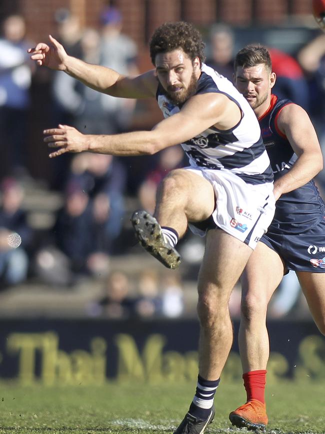 Davis in action for South. Picture: AAP/Dean Martin