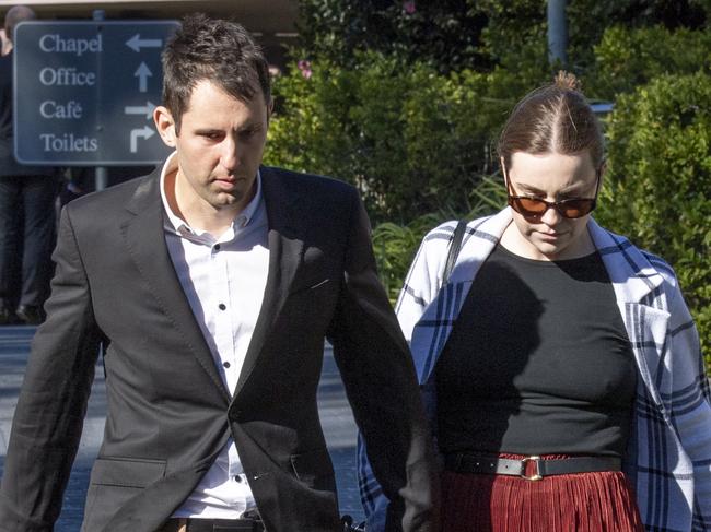 Mitchell Gaffney and Maddy Edswell have endured a tragic start to their marriage. Picture: NCA NewsWire / Monique Harmer