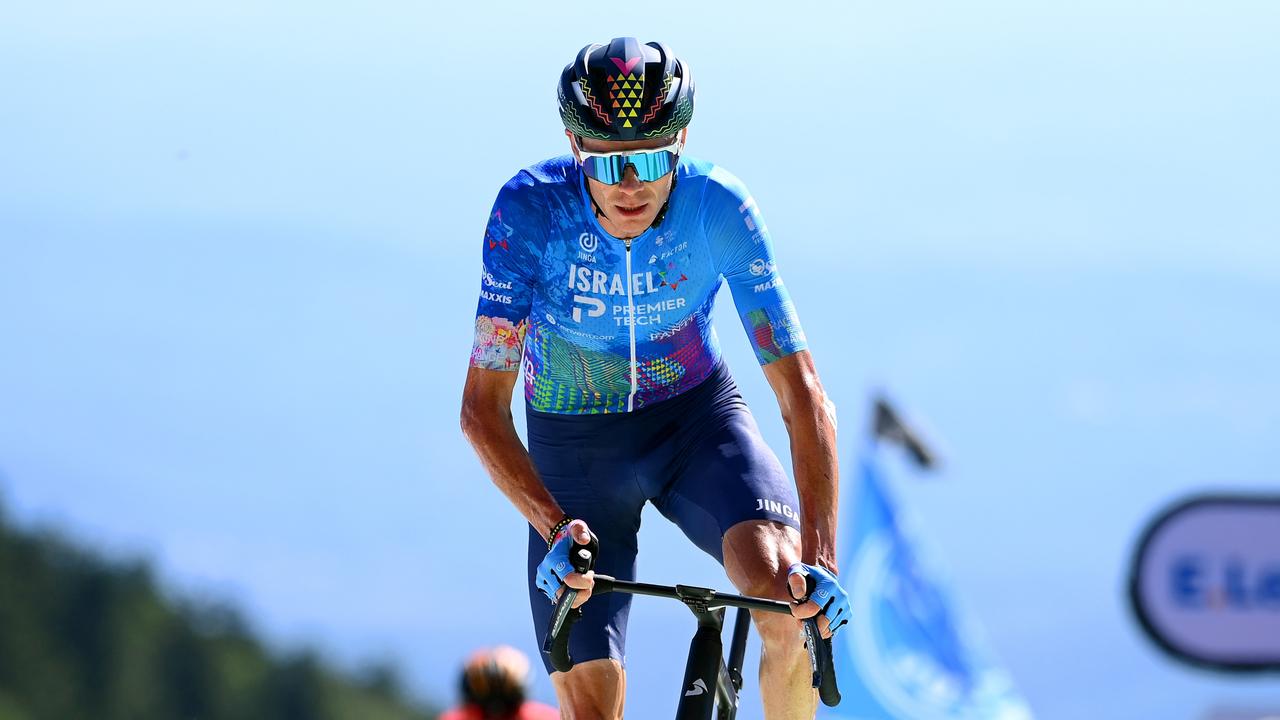 PLANCHE DES BELLES FILLES, FRANCE - JULY 08: Christopher Froome of United Kingdom and Team Israel - Premier Techcrosses the finish line during the 109th Tour de France 2022, Stage 7 a 176,3km stage from Tomblaine to La Super Planche des Belles Filles 1141m / #TDF2022 / #WorldTour / on July 08, 2022 in Planche des Belles Filles, France. (Photo by Tim de Waele/Getty Images)