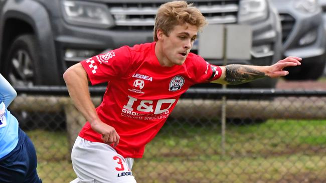 Lochie McGrath in action for North Geelong. Picture: Stephen Harman