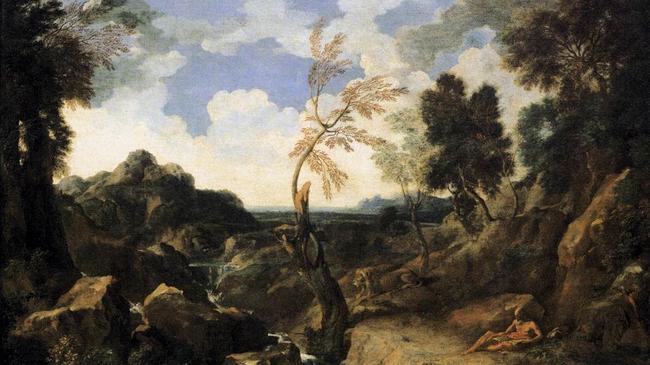 Landscape with St Jerome and the Lion Gaspard Dughet. Museum of Fine Arts, Boston