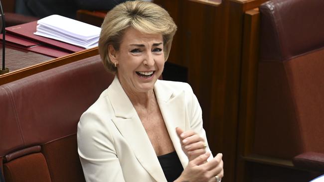 Senator Michaelia Cash had wanted 20 amendments to the government’s CFMEU Bill. Picture: NewsWire / Martin Ollman