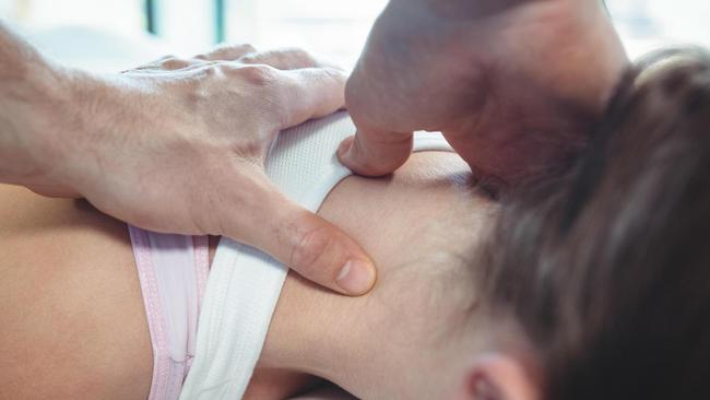 Joanna Kowalczyk declined a procedure at hospital for her injury and chose instead to try chiropractic therapy after researching alternative treatments. Picture: Alamy