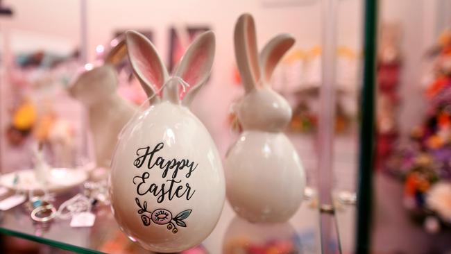 That Christmas Shop in West End, has been stocking shelves with Easter stock. Co Owners Rick Seidel and Russel Duncan. Picture: Alix Sweeney