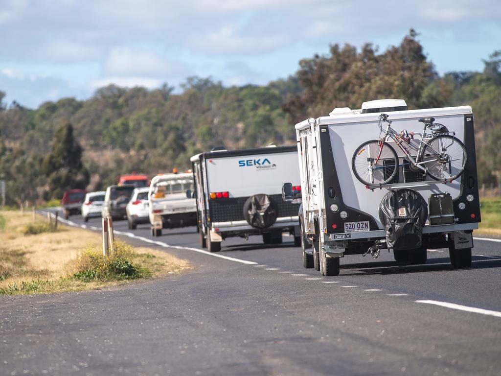 Grey nomads are on the move across our Outback highways. Picture: David Martinelli