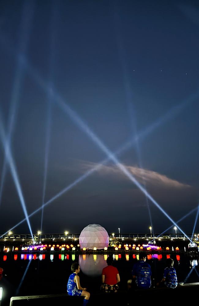 Liquid Light at the Darwin Waterfront will have a special NYE showcase.