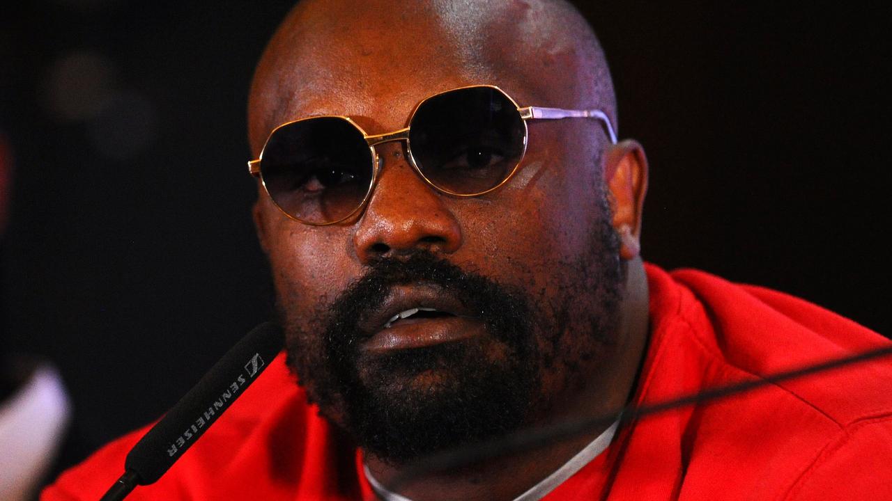 Dereck Chisora was furious at the press conference.