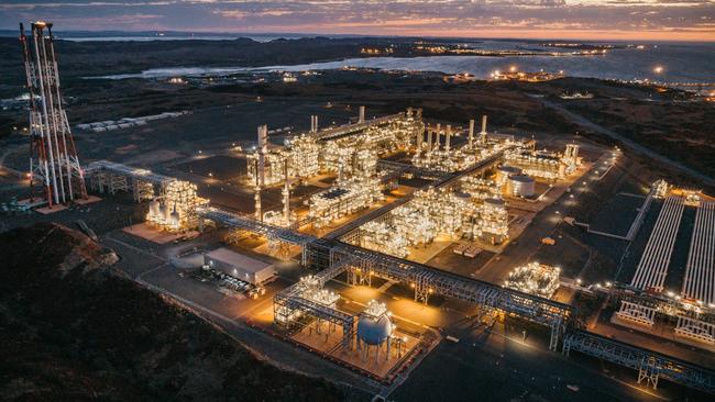 Woodside Petroleum has sold a 49 per cent stake in its $7.6bn Pluto LNG expansion plant in Western Australia to Global Infrastructure Partners. Picture: Woodside