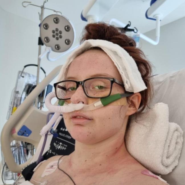 Jarni Greatorex had been in and out of hospital for about a year before she was officially diagnosed. Picture: Supplied