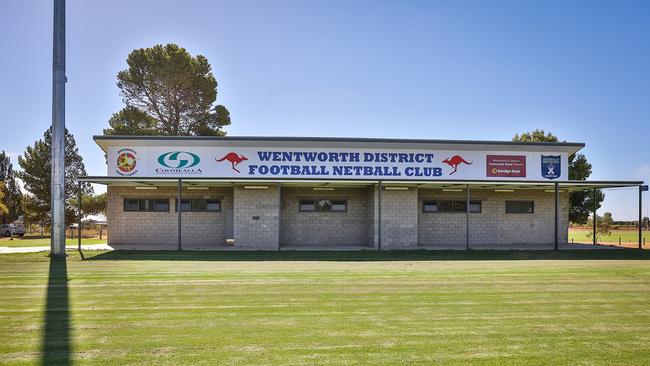 George Gordon Oval, home of the Wentworth District Football Netball Club in the Sunraysia league.