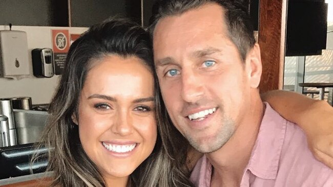 Mitchell Pearce and his fiancee Kristin Scott have cancelled their wedding. Picture: Instagram