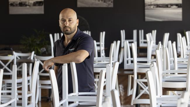 Owner Bill Moularas at Eighty Eight Seafood and Grill, on Victor Harbor Road, Old Noarlunga. Picture: Brett Hartwig