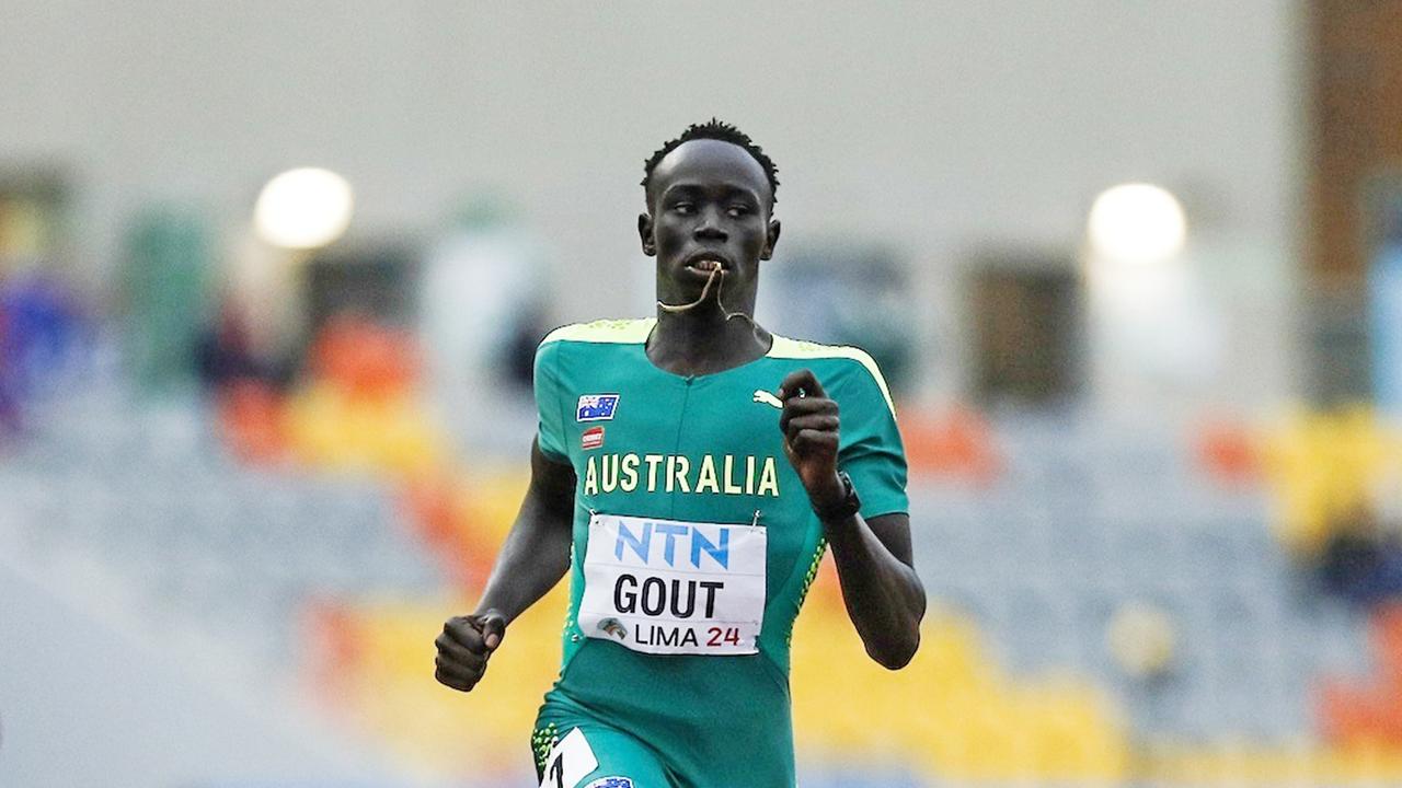 Gout Gout is destined for greatness as a sprinter. Picture: X