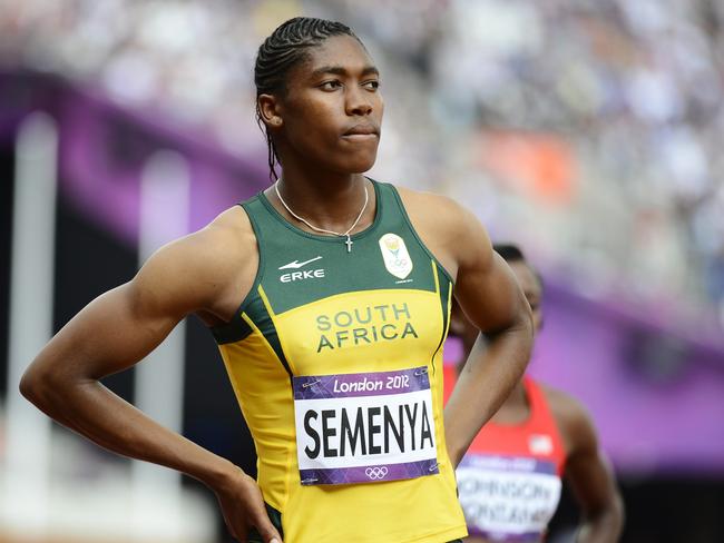 Caster Semenya finished second at the London Games.