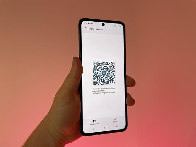 Secret QR code hidden on Samsung phones