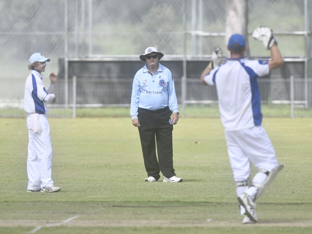 Action in LCCA first grade between Harwood and Yamba at Barry Watts Oval.