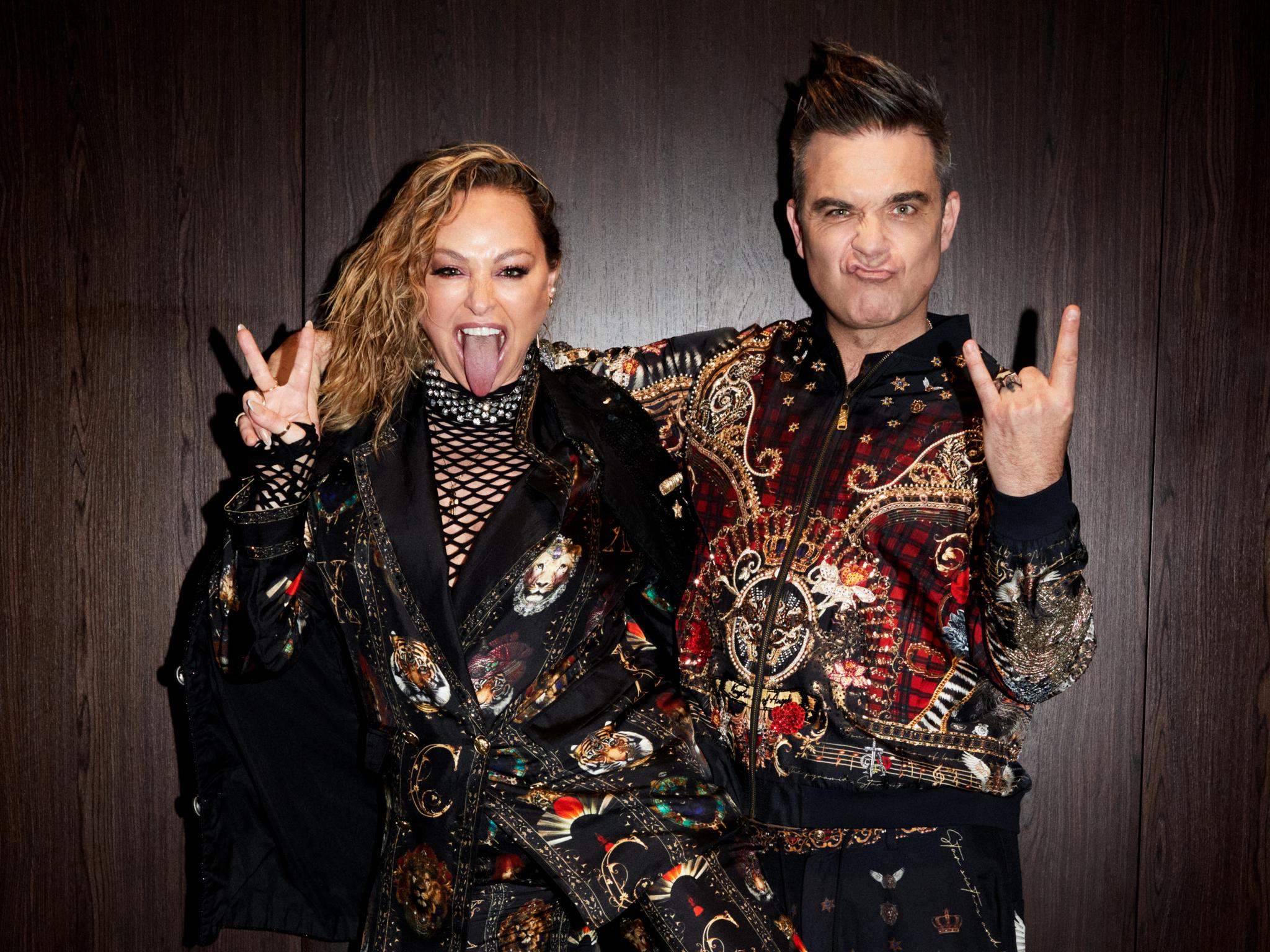 Robbie Williams Singer releases fashion line with Camilla Franks