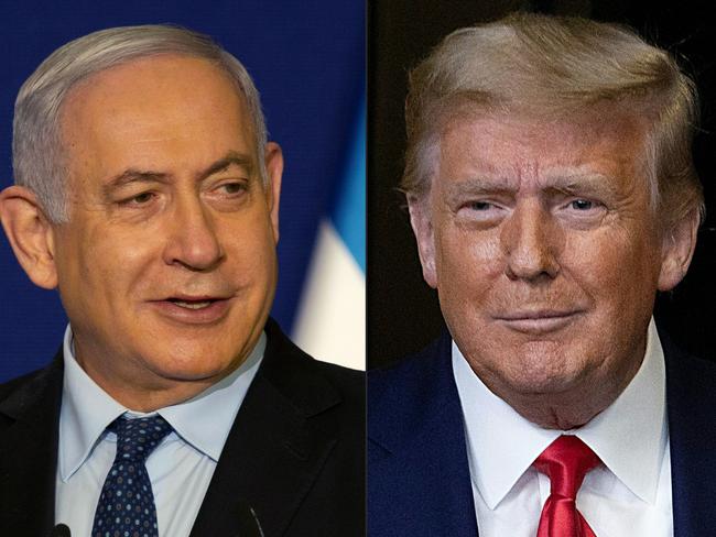 (FILES) This combination of file pictures created on December 10, 2020 shows; Israeli Prime Minister Benjamin Netanyahu (L) speaking during a joint press conference in Jerusalem on November 19, 2020.  US President Donald Trump (C) arriving to speak at the Operation Warp Speed Vaccine Summit in Washington on December 8, 2020.  Morocco's King Mohammed VI delivering a speech to mark the 19th anniversary of his accession to the throne in Al Hoceima on July 29, 2018. - US President Donald Trump's surprise backing of Morocco's claim to sovereignty over disputed Western Sahara upended years of international consensus, but will this break a deadlock or inflame a conflict? (Photos by various sources / AFP) / RESTRICTED TO EDITORIAL USE - MANDATORY CREDIT "AFP PHOTO / MOROCCAN ROYAL PALACE" - NO MARKETING NO ADVERTISING CAMPAIGNS - DISTRIBUTED AS A SERVICE TO CLIENTS