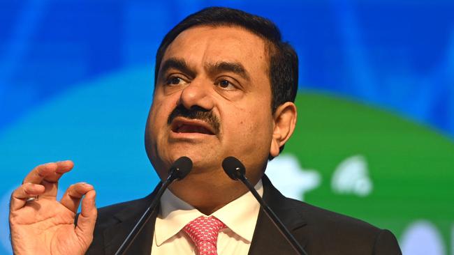 Chairman of Indian conglomerate Adani Group, Gautam Adani. Picture: Indranil Mukherjee/ AFP.