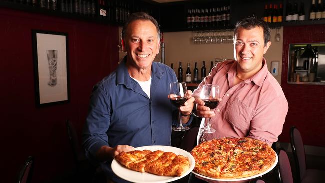 Angelo Fraraccio and Marco Caporelli co-owners of Da Angleo Ristorante who won best pizza as voted by The Mercury's online poll. Picture: Nikki Davis-Jones