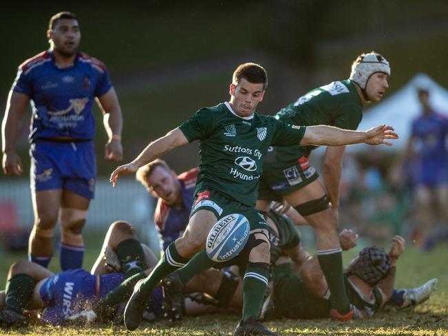 Match action pictures from the Manly v Randwick Shute Shield clash at Manly Oval on 14th July 2018. (AAP Image / Julian Andrews).