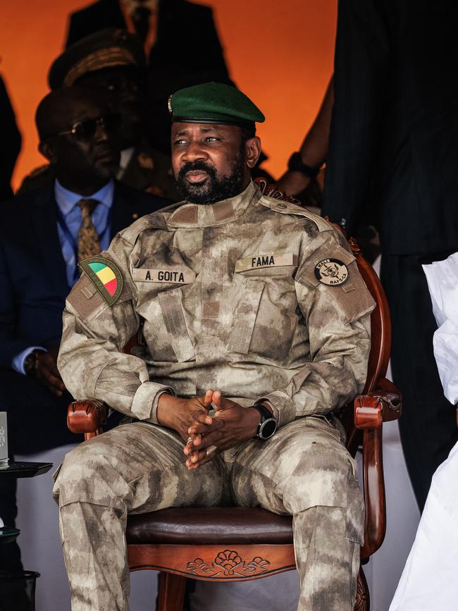 Mali President Colonel Assimi Goïta. Picture: Ousmane Makaveli/AFP