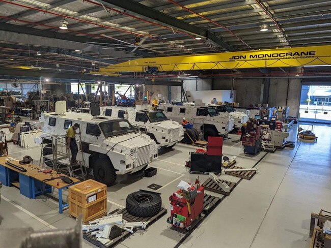 Bendigo built bushmasters on way to Ukraine