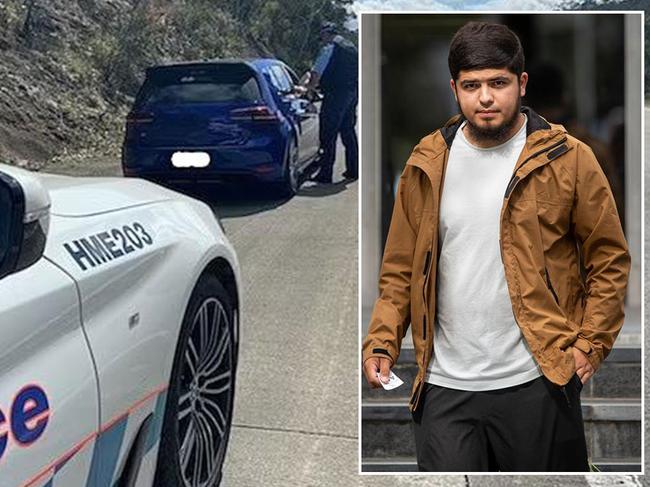 Rajabali Atoev, who had been working in the construction industry, and pleaded guilty to a charge of driving at a dangerous speed - 280kmh - was given an 18-monmth community correction order and banned from driving for 18 months. He had prior speeding matters on his record and had been driving on an international licence. Pictures: Supplied/News Corp