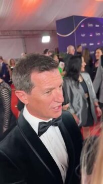 “Rove” McManus at the AACTA red carpet