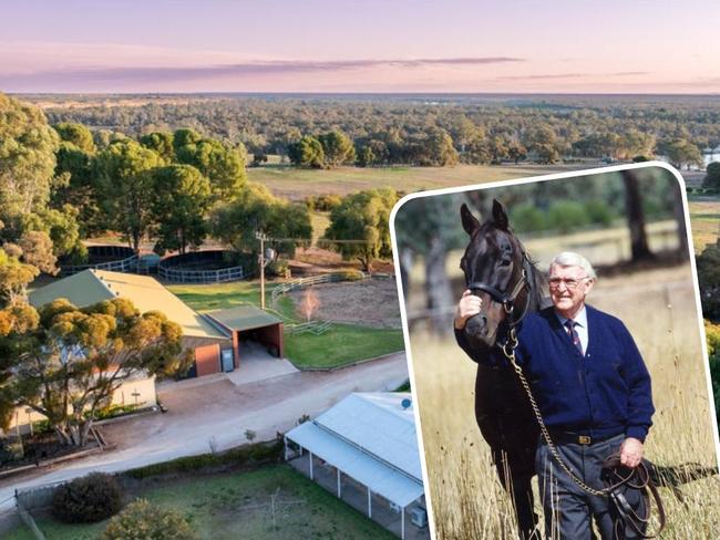 Iconic racehorse training facility listed for sale