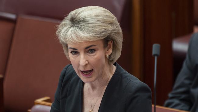 ’Critical step’: Attorney-General, Michaelia Cash on the report. Picture: NCA NewsWire / Martin Ollman